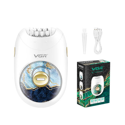 VGR V-706 Hair Removal Machine Electric Professional Rechargeable Lady Epilator