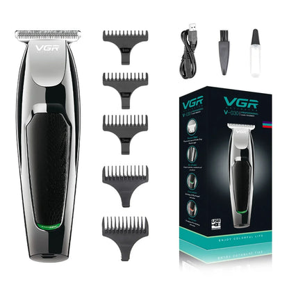 VGR Hair Clipper Trimmer Cutting Machine for Men Electric Barber Professional Barber Machines Cutter Equipment Rechargeable v030