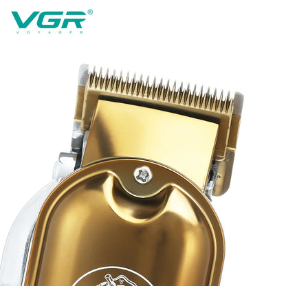 VGR v-650 Electric Hair Clipper Professional Rechargeable Personal Care Barber Trimmer For Men Shaver LCD Metal Clippers