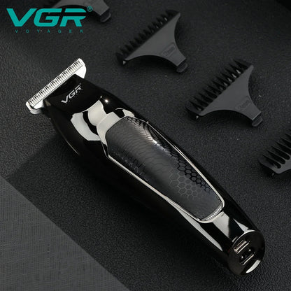 VGR Hair Clipper Trimmer Cutting Machine for Men Electric Barber Professional Barber Machines Cutter Equipment Rechargeable v030