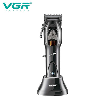 VGR V-653 Hair Clipper Professional Barber Hair Cutting Machine Electric Hair Trimmer Adjustable Haircut Machine Clipper for Men