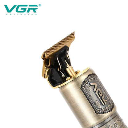 VGR V-073 New Style Professional Electric Hair Clipper T9 High Power Shaver LCD Rechargeable Metal Beard Trimmer Shaving VGR 073