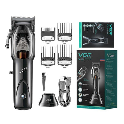 VGR V-653 Hair Clipper Professional Barber Hair Cutting Machine Electric Hair Trimmer Adjustable Haircut Machine Clipper for Men